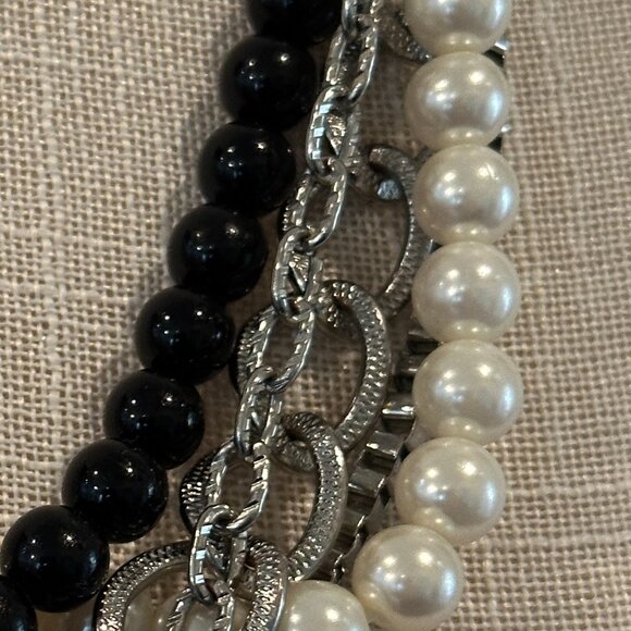 Vintage Chains & Beads Multi-layer Necklace - Picture 4 of 6